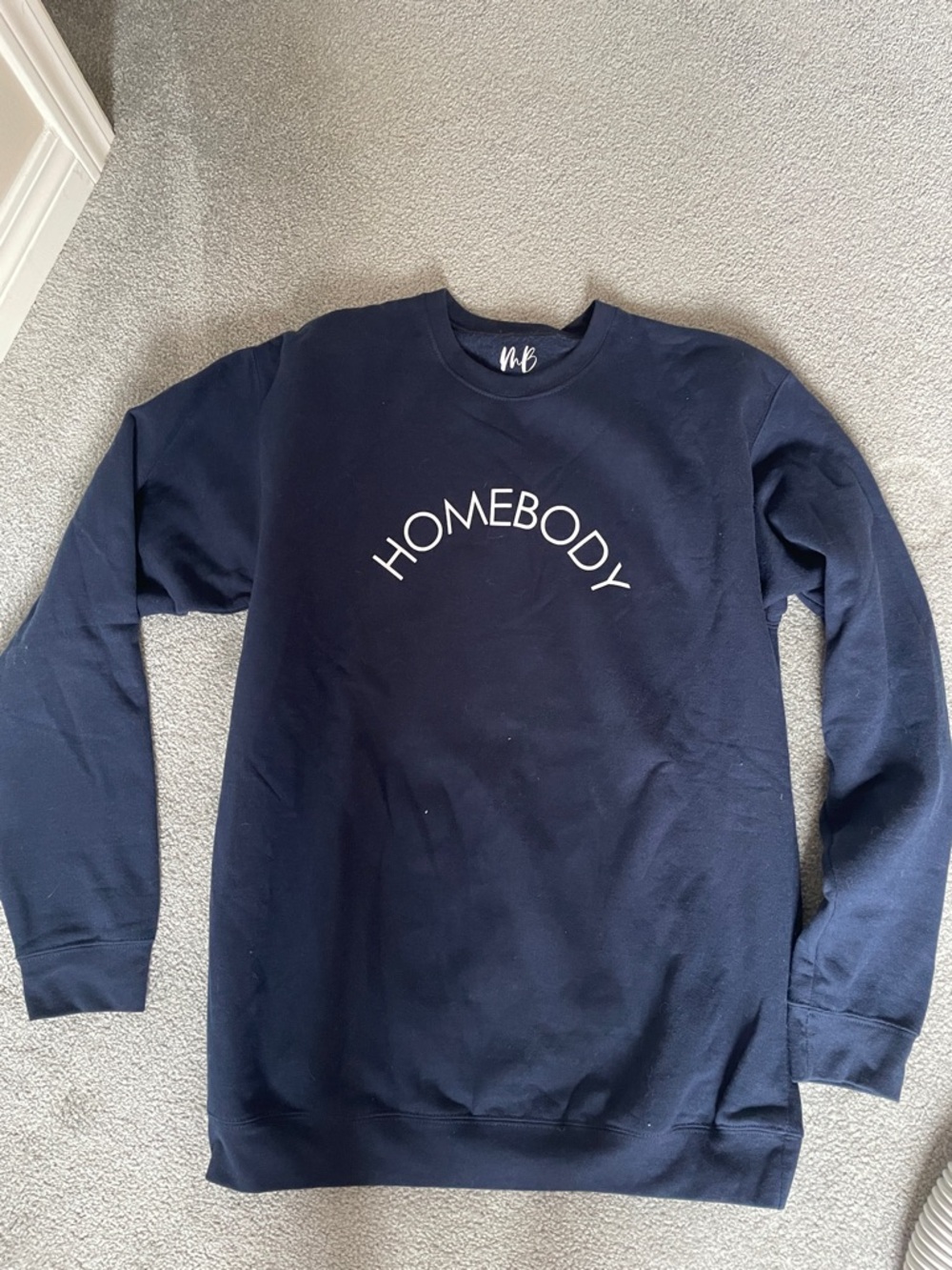 Homebody Navy Crewneck Sweatshirt